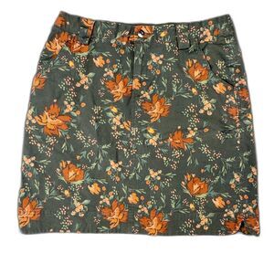 Duluth Trading Co Floral Skort size 6